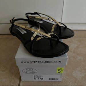 Steve Madden Black Balinn Sandals
